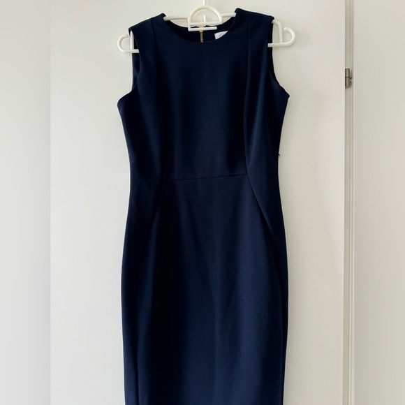 Navy Calvin Klein sheath dress - Picture 3 of 3